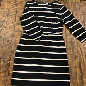 Striped long sleeve dress